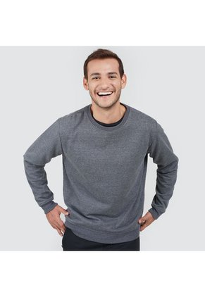 Buzo Hombre Ostu Negro Poliéster