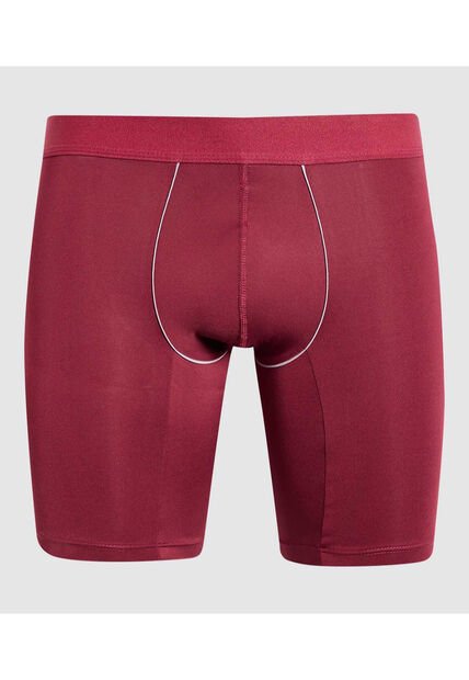 Boxer Para Hombre Filete Medio Microfibra Color Vino Marca Ostu #60000451