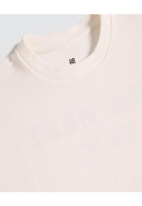 Camiseta Para Hombre Manga Corta Color Crema Marca Ostu #60091518