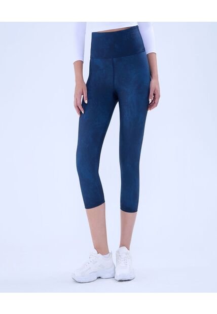 Leggins Para Mujer Medio Color Azul  Marca Ostu #40230573