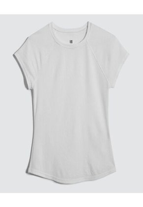 Camiseta Para Mujer Manga Corta Color Crema Marca Ostu #40092139