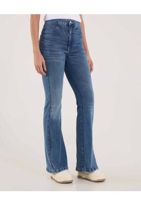 Jean Para Mujer Jeggings Flare Color Azul Marca Ostu #40160616