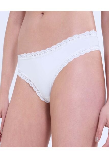 Panty Para Mujer Brasilera Color Marfil Marca Ostu #40800044