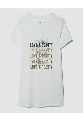 Camiseta Para Mujer Manga Corta Color Blanco Marca Ostu #40092004