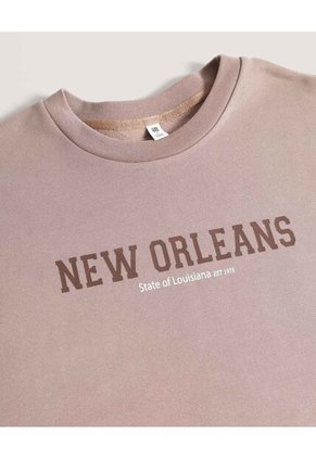 Buzo Para Hombre Cuello Redondo Color Beige Marca Ostu #60060600