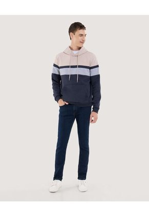 Buzo Para Hombre Hoodie Color Beige Marca Ostu #60060539