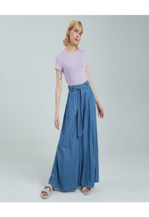 Camiseta Para Mujer Manga Corta Color Lila Marca Ostu #40091848