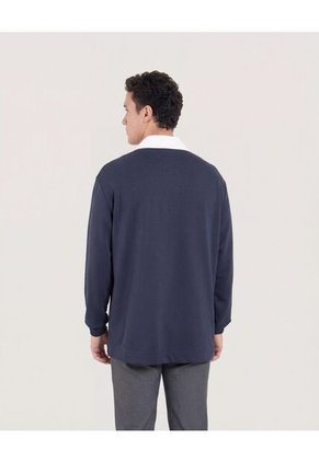 Buzo  Para Hombre Cuello V Color Azul Marca Ostu #60060615