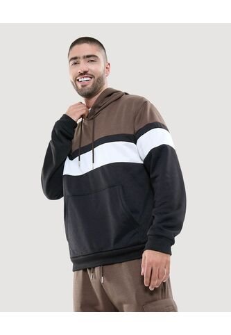 Buzo Para Hombre Hoodie Color Camel Marca Ostu #60060462 Ostu