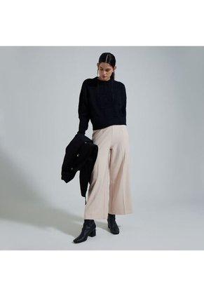 Saco Para Mujer Cuello Redondo Color Negro Marca Ostu #40330079