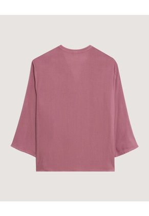 Blusa  Para Mujer Manga 3/4 Color Morado Marca Ostu #40121228