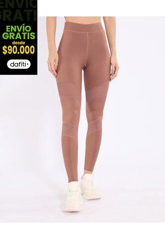 Leggins  Para Mujer Largo Color Café Marca Ostu #40230632 Ostu