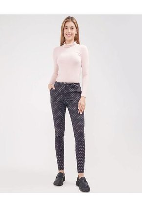 Pantalon Para Mujer Chino Color Negro Marca Ostu #40070681