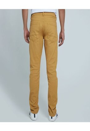Jean Para Hombre Slim Color Amarillo  Marca Ostu #60160266
