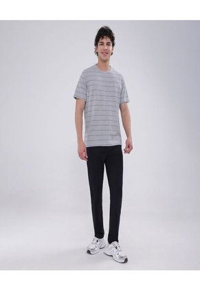 Camiseta Para Hombre Manga Corta Color Gris Marca Ostu #60091338