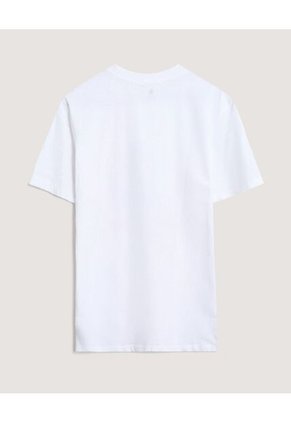 Camiseta  Para Hombre Manga Corta Cuello Redondo Color Blanco Marca Ostu #60091893