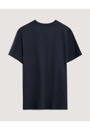 Camiseta  Para Hombre Manga Corta Cuello Redondo Color Azul Marca Ostu #60091895