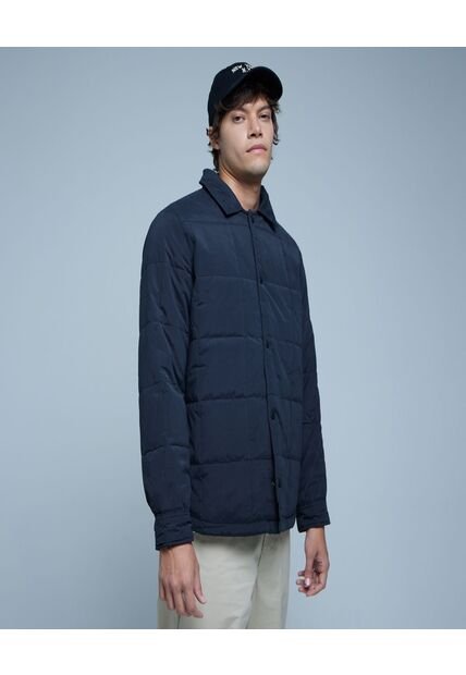 Chaqueta Para Hombre Acolchada Color Negro Marca Ostu #60080132