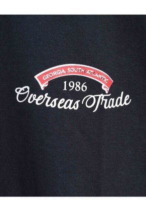 Camiseta  Para Hombre Manga Corta Cuello Redondo Color Azul Marca Ostu #60091895