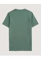 Camiseta  Para Hombre Manga Corta Cuello Redondo Color Verde Marca Ostu #60091900 de Ostu