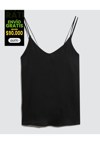 Blusa Para Mujer Manga Sisa Color Negro Marca Ostu #40120965 Ostu