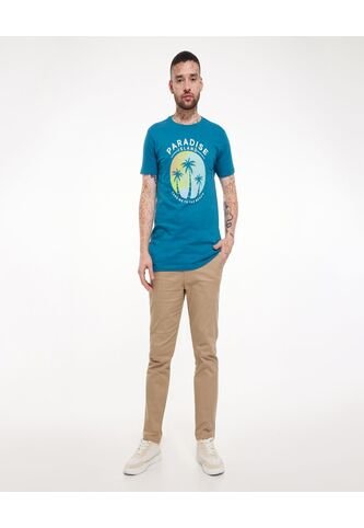 Pantalon Para Hombre Chino Color Café Claro Marca Ostu #60070225 Ostu