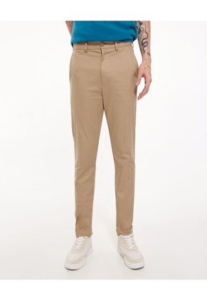 Pantalon Para Hombre Chino Color Café Claro Marca Ostu #60070225