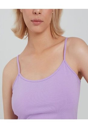 Top Para Mujer Top Color Morado Marca Ostu #40220311