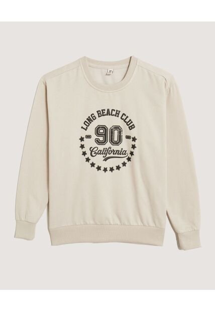 Buzo Infantil Niño Cuello Redondo Color Beige Marca Ostu #80060193