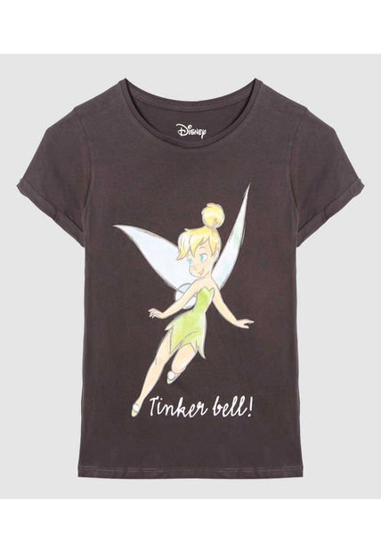 Camiseta Para Niña Manga Corta Color Negro Marca Ostu #90090264