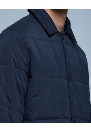 Chaqueta Para Hombre Acolchada Color Negro Marca Ostu #60080132