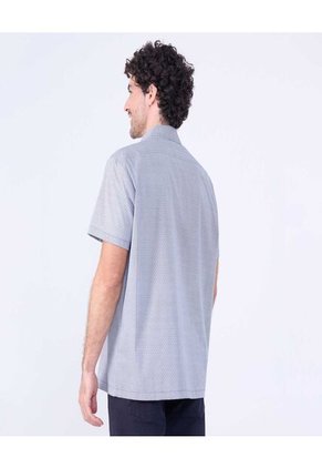 Camisa Para Hombre Manga Corta Sin Bolsillo Color Azul  Marca Ostu #60010772