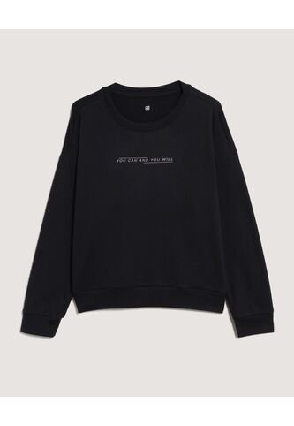 Buzo  Para Mujer Cuello Redondo Color Negro Marca Ostu #40060512 Ostu