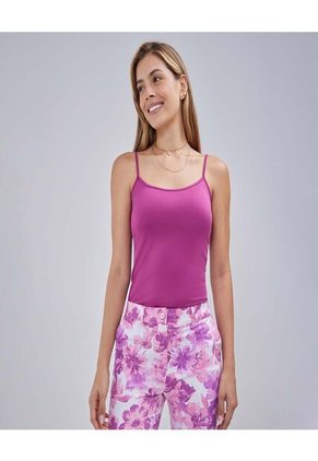 Top Para Mujer Top Color Morado Marca Ostu #40220351