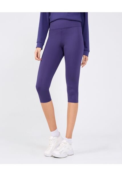 Leggins Para Mujer Medio Color Morado Marca Ostu #40230595