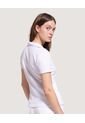 Polo Para Mujer Manga Corta Color Blanco Marca Ostu #40110137 de Ostu