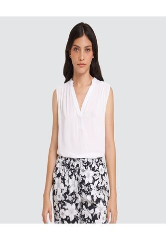 Blusa Para Mujer Manga Sisa Color Blanco Marca Ostu #40120713 Ostu