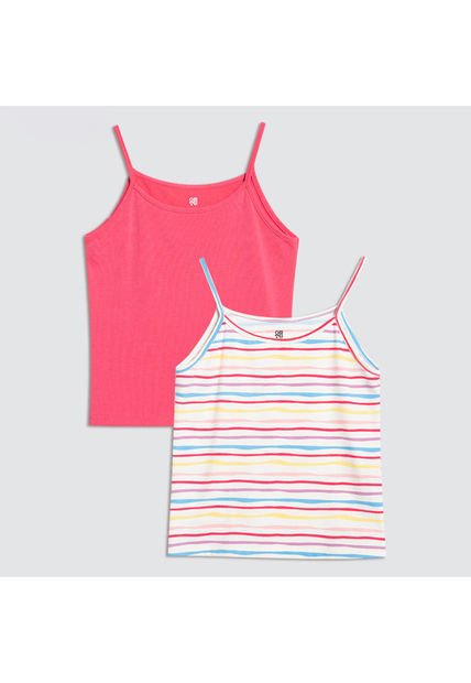 Camiseta Interior Para Niña Manga Sisa Color Pack X Marca Ostu #90020009