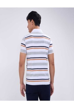 Polo Para Hombre Cuello Tejido Con Bolsillo Color Blanco Marca Ostu #60110646