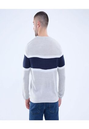 Saco Para Hombre Cuello Redondo Color Gris  Marca Ostu #60330042