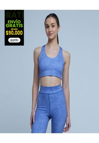 Top Para Mujer Top Color Azul  Marca Ostu #40220321 Ostu