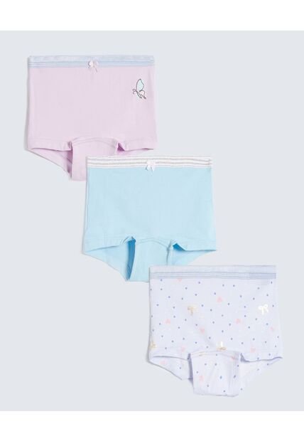 Ropa Interior Infantil Niña Boxer Color Azul Marca Ostu #90180084