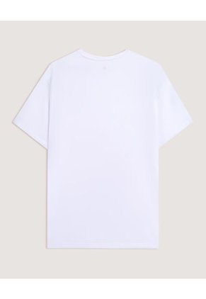 Camiseta  Para Hombre Manga Corta Cuello Redondo Color Blanco Marca Ostu #60091852