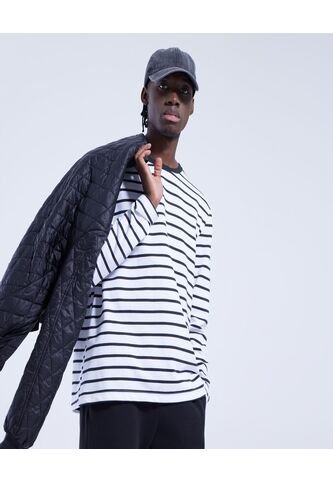 Camiseta Para Hombre Manga Larga Color Blanco Marca Ostu #60090938 Ostu