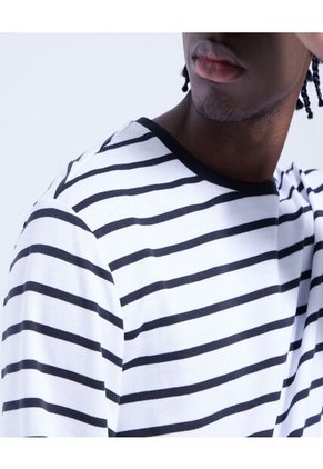 Camiseta Para Hombre Manga Larga Color Blanco Marca Ostu #60090938