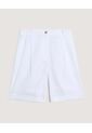 Bermuda  Para Mujer Regular Corto Color Blanco Marca Ostu #40100118 de Ostu