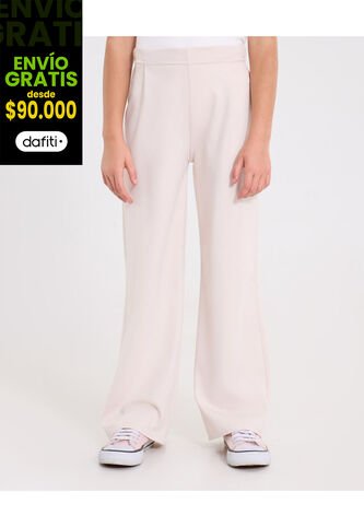 Pantalón  Infantil Niña Moda Color Beige Marca Ostu #90070081 Ostu