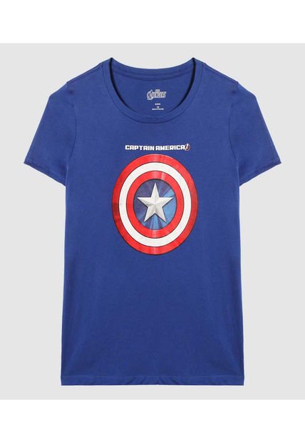 Camiseta Para Niño Manga Corta Color Azul Rey Marca Ostu #80090247