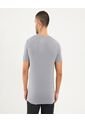 Camiseta Para Hombre Manga Corta Cuello Redondo Color Gris Marca Ostu #60091653 de Ostu
