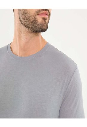 Camiseta Para Hombre Manga Corta Cuello Redondo Color Gris Marca Ostu #60091653